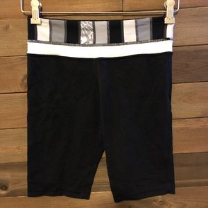 Lululemon black Nylon and spandex shorts